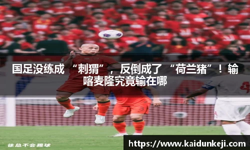 国足没练成 “刺猬”，反倒成了 “荷兰猪”！输喀麦隆究竟输在哪